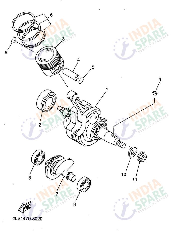 CRANKSHAFT & PISTON